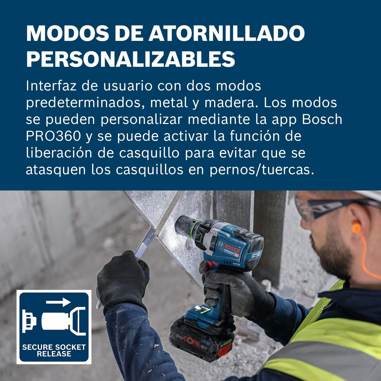 Bosch Professional 18V System atornillador de impacto a batería GDS 18V750 C