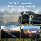 Combo DJI Air 3S Fly More (RC-N3) Bundle, Dron Con Cámara CMOS de 1» Gran Angular y Teleobjetivo Medio, Vídeo HDR 4K/60fps, Detección Omnidireccional de Obstáculos por la Noche y 3 Baterías.