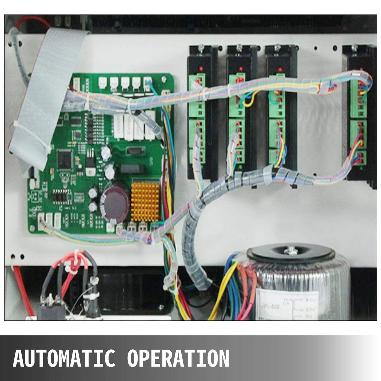 VEVOR Máquina Pelacables Eléctrica, Máquina Pelacables Automática SWT508-JE Controlada por Microcomputadora Pantalla LCD para procesar cables incluyendo PVC/Teflón/Cables de Silicona