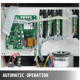 VEVOR Máquina Pelacables Eléctrica, Máquina Pelacables Automática SWT508-JE Controlada por Microcomputadora Pantalla LCD para procesar cables incluyendo PVC/Teflón/Cables de Silicona