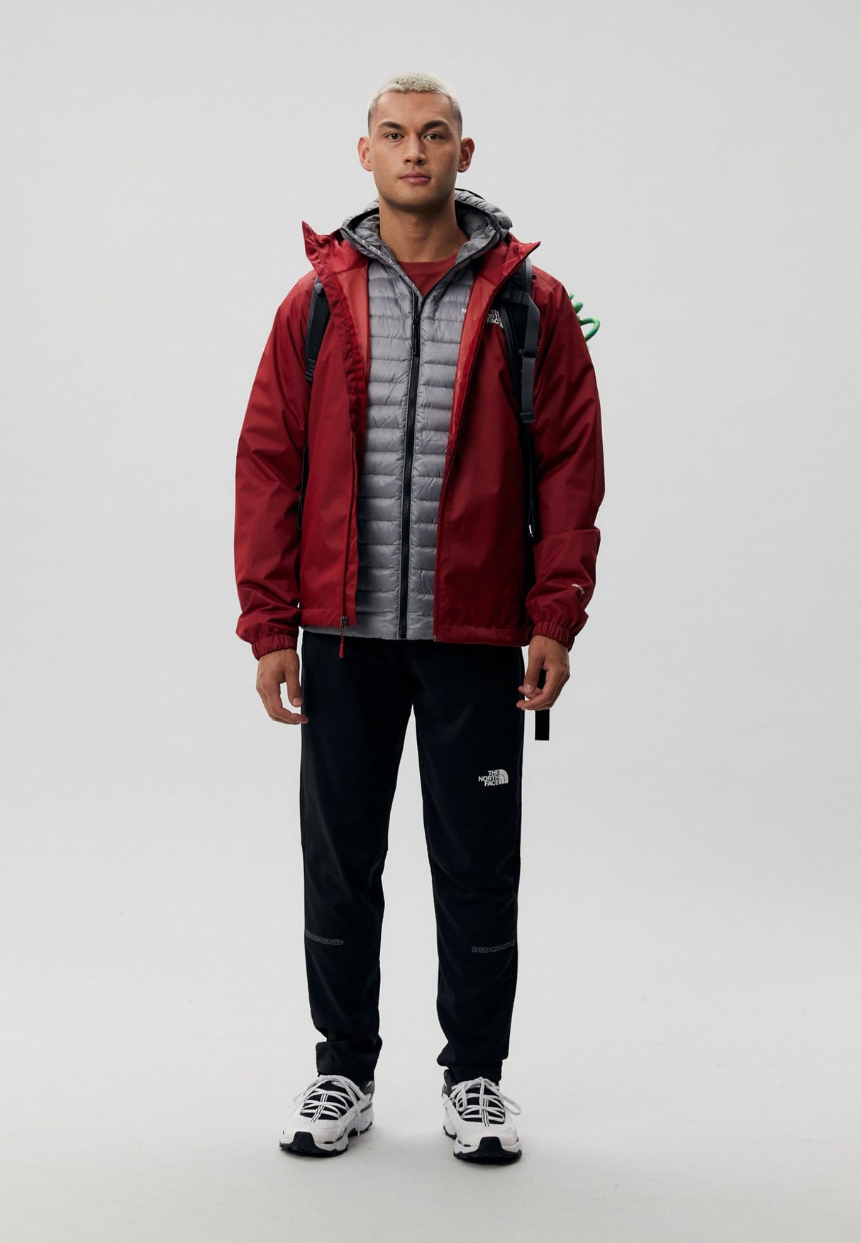 THE NORTH FACE NF0A87GXAWM M BETTAFORCA LT Down Hoodie Sweatshirt Hombre Monument Grey/Smoked PE Tamaño M