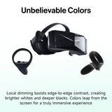 Pimax Crystal - Gafas de Realidad Virtual con Doble Motor para PC y Todo en Uno, Paneles Duales QLED+Mini-LED con Resolución de 5760x2880, Negros Más Puros y Cristalino, 256 GB