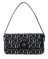 DKNY R3132r33-xlb-1, Bolso de Hombro Mujeres, Logotipo Negro y Negro, OneSize