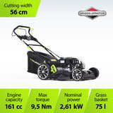 Murray EQ2-300 Cortacésped manual 2 en 1 de 16 pulgadas/41 cm a Gasolina, con Motor 300E Briggs & Stratton