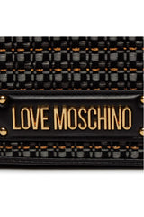Love Moschino jc4242pp0i, Bolso de Hombro Mujer, Negro, Talla única