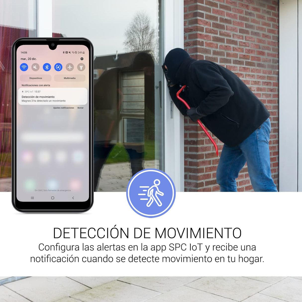 SPC Magnes 3 – Cámara vigilancia WiFi Exterior/Interior con batería 9600 mAh Recargable, visión Nocturna, Resistencia al Agua IP65, detección de Movimiento y Audio bidireccional
