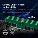 Transcend Módulo de Memoria JetRam JM5600ASE DDR5 32GB - 5600MT/s, 1.1V Bajo Voltaje, para Workstations de Alto Rendimiento/Juegos - JM5600ASE-32G