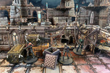 Battle Systems Terreno de Ciencia ficción - Terreno Espacial Modular 3D de 28 mm Juegos de Guerra y Juegos de rol - Modelos de construcción de Varios Niveles Impresos a Todo Color 3D