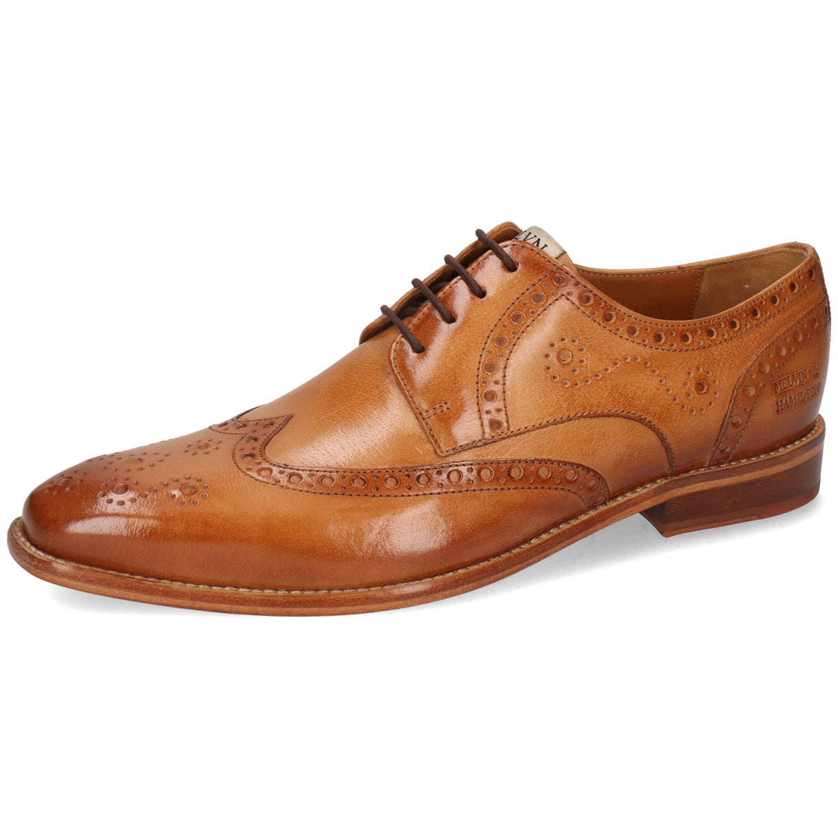 Melvin & Hamilton Dylan 2, Oxford Plano Hombre, Beige, 46 EU