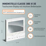 Kit Videoportero superficie2 hilos Bticino Linea 3000 con monitor CLASSE300X13E 363911