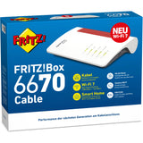 AVM Fritz!Box 6670 routeur Sans Fil Bi-Bande (2,4 GHz / 5 GHz) Blanc