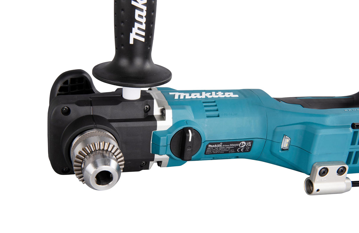 Makita DDA450ZK Taladro angular BL 18V LXT 50 mm (sin batería y cargador)