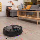 Cecotec Robot Aspirador y Base Autovaciado Conga 7690 Immortal MAX Home M, Navegación Laser, Succión 5000 Pa, hasta 220min Autonomía, Base, 2,5L, Control App, 4en1 Barre, aspira, friega y Pasa mopa