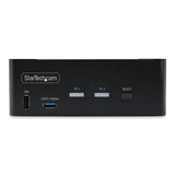StarTech.com Switch KVM DisplayPort 1.4 de 2 Puertos y 2 Monitores - 8K 60Hz - con Hub USB de 2 Puertos (10Gbps) - TAA