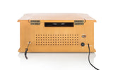 Dual NR 4 Nostalgie - Cadena musical con tocadiscos (radio FM/AM, CD-RW, MP3, USB, casete, entrada auxiliar), color marrón (importado)