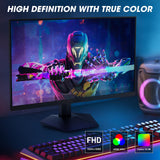 KOORUI Monitor 27 Pulgadas, Monitor Gaming 165Hz, FHD (1920 x 1080), 1ms, sRGB 100%,DCI-P3 90%,Adaptive Sync, 2xHDMI 2.0,DP1.4, VESA 75 * 75mm, inclinación Ajustable