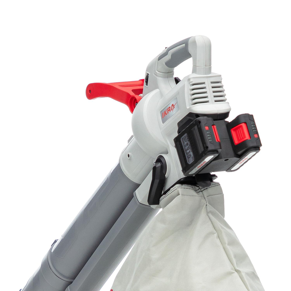 IKRA 3en1 Aspirador soplador a batería IALS 2-20 Incl. 2 baterías Recargables y Cargador rápido Doble