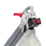 IKRA 3en1 Aspirador soplador a batería IALS 2-20 Incl. 2 baterías Recargables y Cargador rápido Doble