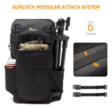 Lowepro ProTactic Lite BP 250 AW III Mochila de Portátil, Acceso Superior y Lateral, Bolsa Profesional Cámara, DSLR/Dron/Sin Espejo, Portátil 16", Cubierta Lluvia, Fotógrafo, Videógrafo, Volumen 30L