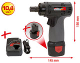 KS Tools 515.3545 Lijadora de batería de alto rendimiento, 22.000 rpm 10,8V, con 1 bateria y 1 cargador