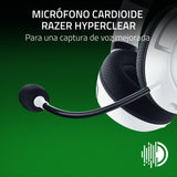 Razer Kaira HyperSpeed - Auriculares de Juego inalámbricos multiplataforma para Xbox (Inalámbricos HyperSpeed, Transductores Triforce de 50 mm, Micrófono cardioide HyperClear) Blanco