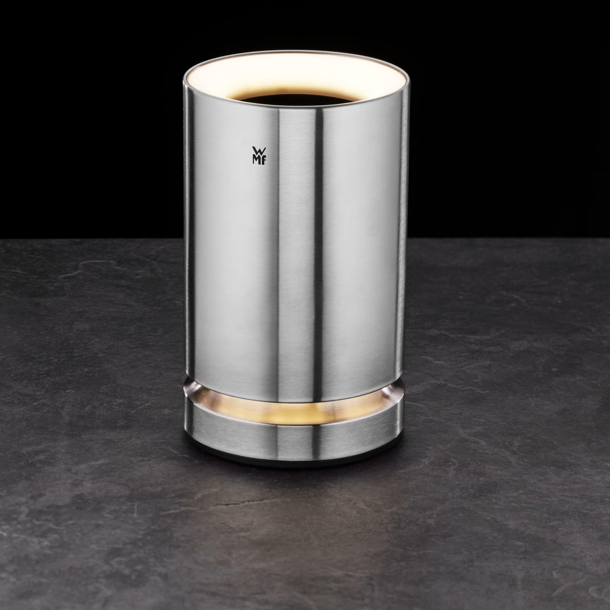 WMF Ambient - Enfriador de vino adecuado para botellas de vino o champán con un diámetro de hasta 92 mm