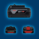 Bosch Professional 18V System set inicial de baterías: 2 baterías GBA 18V 4.0Ah + cargador rápido GAL 18V-40