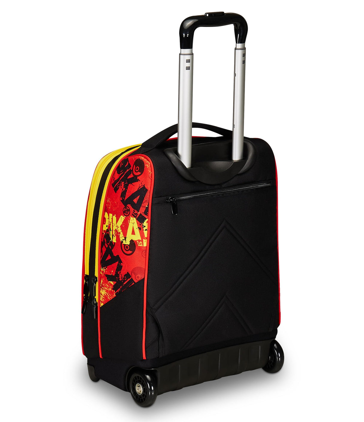 Seven Trolley escolar grande, rojo y amarillo, Pokemon Pikachu, Legendary Avengers, doble compartimento, bolsillo porta botella y sistema cruzado, mochila escolar de viaje, niño niño niño, multicolor,