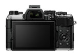Cámara Micro Cuatro Tercios OM SYSTEM OM-5 Mark II, Sensor Live Mos de 20 MP, estabilización de Imagen de 5 Ejes, Sellado contra la Intemperie IP53, Disparo de Alta resolución a Pulso de 50 MP, Plata