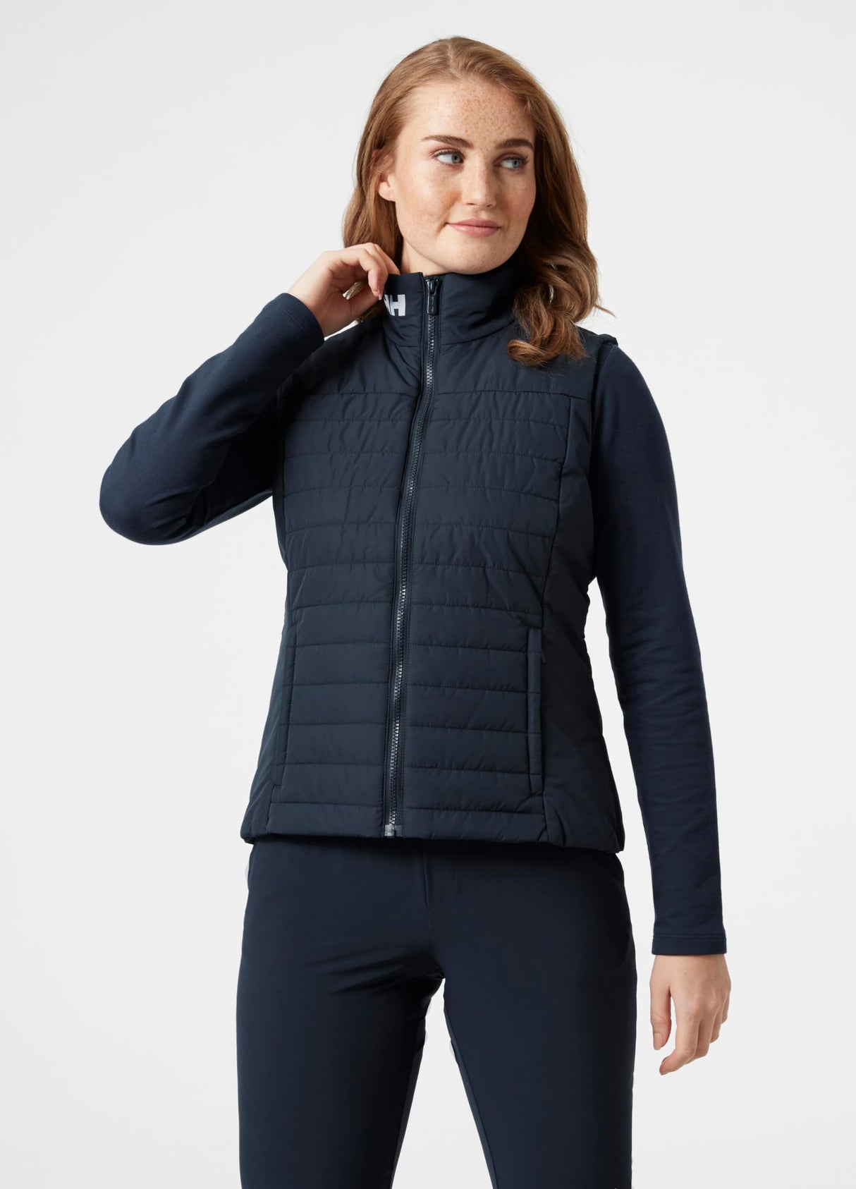 Helly Hansen Crew Insulator Vest 2.0, Chaqueta De Esquí Para Mujer, Azul (Blue), L