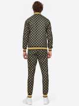 Lonsdale Boswall Chándal, Negro/Amarillo/Blanco, S Hombres