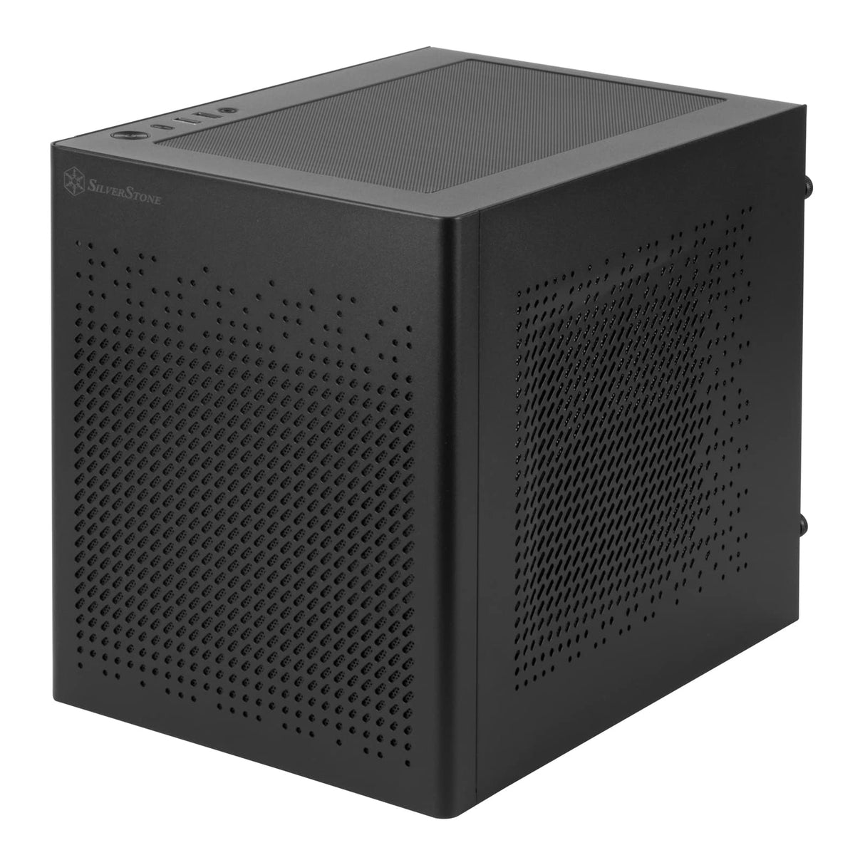 SilverStone Technology SUGO 16, Negro, Chasis Cubo Mini-ITX Fabricado Totalmente en Acero, SST-SG16B (Negro)