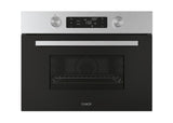 Candy Wave 800 CA4MWNBB6N, Microondas con Grill, 44L, 900W-1750W, 5 Niveles de Potencia, Mando Giratorio, 13 Automenús, Bloqueo Infantil, Parrilla Grill, Descongelación, Señal de Fin de Cocción, Inox