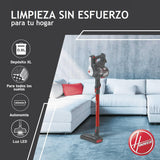 Hoover H-FREE 100 ESPECIAL MASCOTAS HF122GPT Aspiradora Escoba sin Cable, sin Bolsa, 3 en 1: Escoba, de Mano y Vertical, Cepillo Mascotas y Tapicerías, Autonomía 40min, Posición Parking, 6500Pa