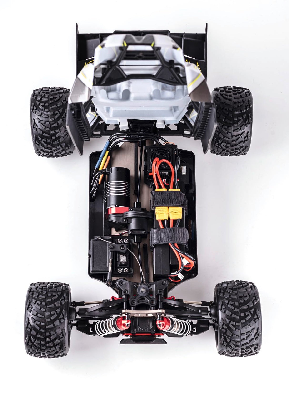 Carson 500409087 1:8 Virus Race 4.3 4S brushless 100% RTR Blanco - Buggy RC, Coche teledirigido, Offroad, vehículo RC, Coche RC 80 km/h, Coche RC