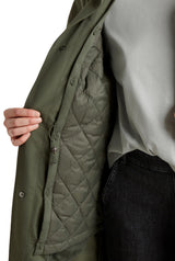 United Colors of Benetton Spolverino 241xdn07i Chaqueta, Verde, M para Mujer
