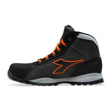 DIADORA Glove Tech HI Pro S3 Sra HRO ESD, Botas Hombre, Asphalt/Orange Fluo, 43 EU