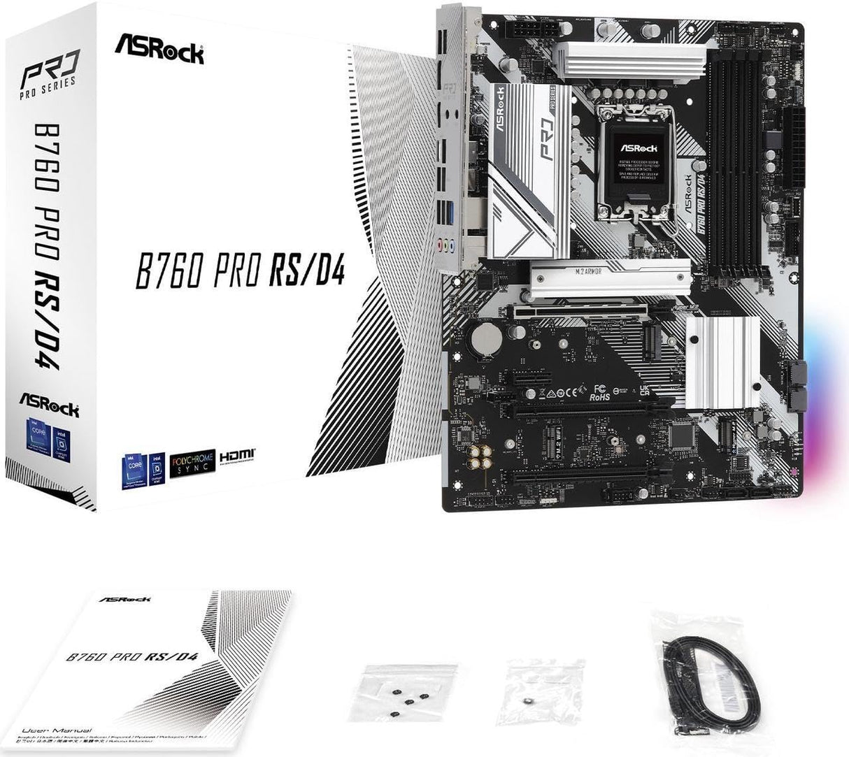 Asrock B760 Pro RS/D4 Intel B760 LGA 1700 ATX