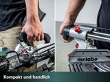 metabo sierra de tracción, corte transversal e inglete KGS 216 M – 613216000 – con línea de corte Precision Cut Line, disco de 216 mm y función de tracción – cable de 2 m