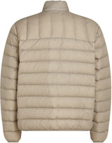 Calvin Klein Cazadora acolchada Hombre Down Jacket ligera, Gris (Rock Ridge), XS