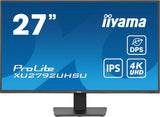 iiyama XU2792UHSU-B6 27" Panel IPS, 3840x2160 UHD, 4ms, 300cd/m², DVI, HDMI, DisplayPort, Altavoces, USB 2x3.2