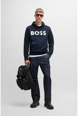BOSS Webasic_Hood, Sudadera Hombre, Dark Blue404,