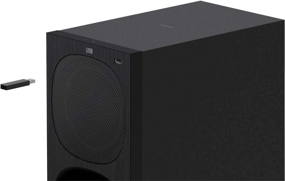 Sony HT-S20R 5.1 Barra de sonido para TV Dolby Surround con subwoofer con cable y parlantes traseros, negro