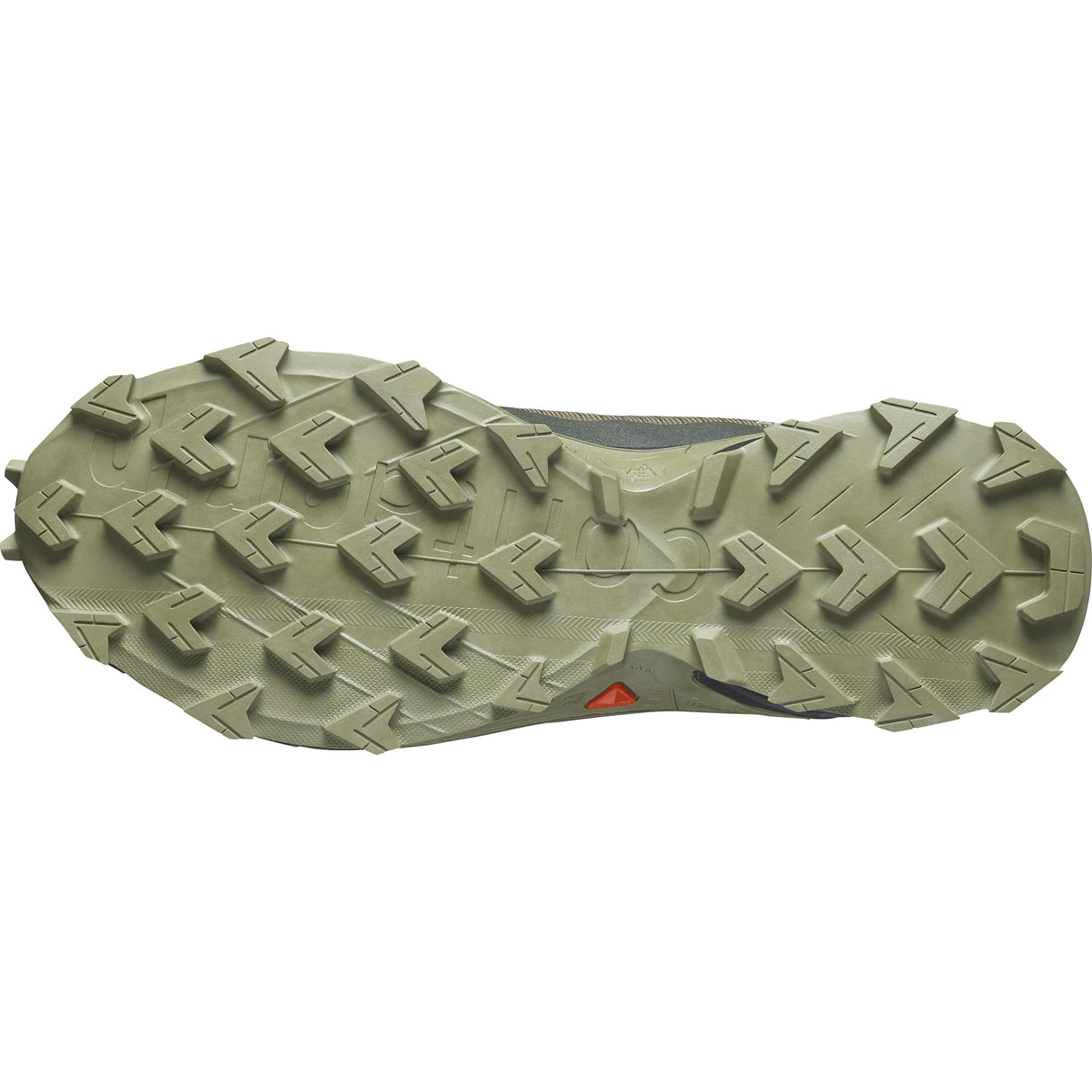 SALOMON Alphacross 5 Gore-tex, Zapatos de senderismo Hombre, Olive Night Black Deep Lichen Green, 42 EU