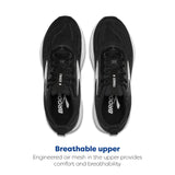 BROOKS Trace 4, Sneaker Mujer, Negro/Gris/Blanco, 39 EU