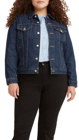 Levi's Original Trucker, Denim jacket para Mujer, Authentic Blue, XL