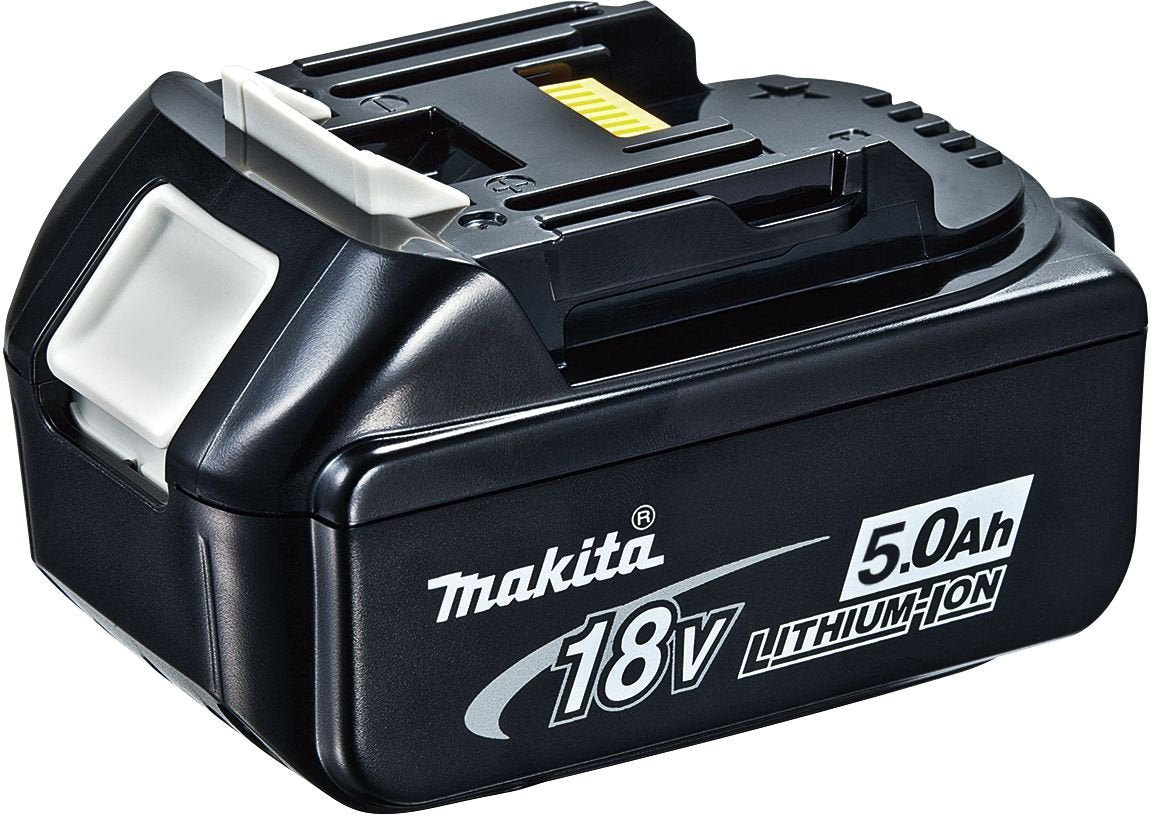 Makita DGA506RTJ Miniamoladora 125mm 2x18V 5Ah Li-ion con maletin Makpac