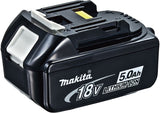 Makita DGA506RTJ Miniamoladora 125mm 2x18V 5Ah Li-ion con maletin Makpac