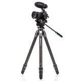 BENRO Trepied Vidéo Carbone Tortoise 34CLV+S4PRO - TTOR34CLVS4PRO