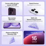 OPPO Reno16 FS 5G Smartphone 8+512GB 6500mAh 120Hz 50MP, Pop White